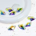 DZ 4062 10*5MM 14*9MM 19*12MM 27*16MM Galactic  Flat Back Sew on Stones
